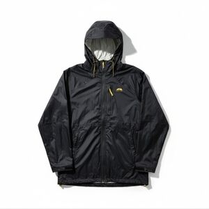 GoLite Men's XL Ultralight Rain Shell Jacket Black Yellow Packable